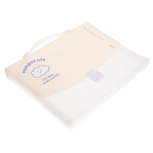 Sewroro Handheld Aktenordner mit Erweiterbarem Design Dokumenten Organizer für Tragbare Aktenmappe im Accordion Stil für Unterwegs Aufbewahrung von Zufällige Farbe von Sewroro