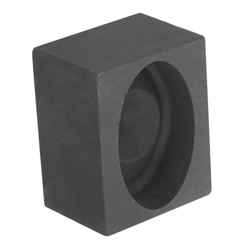 Sewroro Herzförmige Graphit Barrenform Gießform Schmelztiegel für Gold Silber Kupfer Messing Hochtemperaturmetalle Raffinieren Langlebig Praktisch von Sewroro
