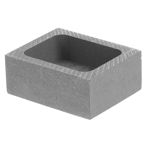Sewroro Hochreiner Graphit Ölgraben Gießform Schmelzform für Metallgießen Korrosionsbeständig und Thermostabil für Schmuck DIY und Laboranwendungen von Sewroro
