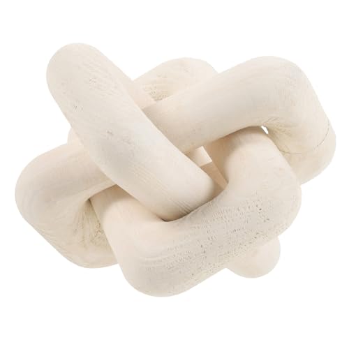 Sewroro Holz Dekokette mit Dreifachem Knotendesign Handgefertigtes Holzornament für Couchtisch Wohnzimmer und Festivaldekoration Natürliches Holz Abgerundete Kanten Vielseitig Einsetzbar Sewroro Holz Dekokette mit Dreifachem Knotendesign Handgefertigtes Holzornament für Couchtisch Wohnzimmer und Festivaldekoration Natürliches Holz Abgerundete Kanten Vielseitig Einsetzbar von Sewroro