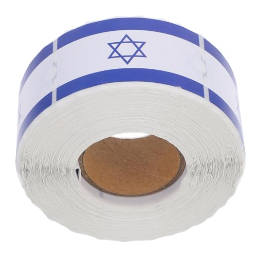 Sewroro Israel Flagge Aufkleber - 100+ Pack - Auto Laptop Planer - Einfache Anwendung von Sewroro