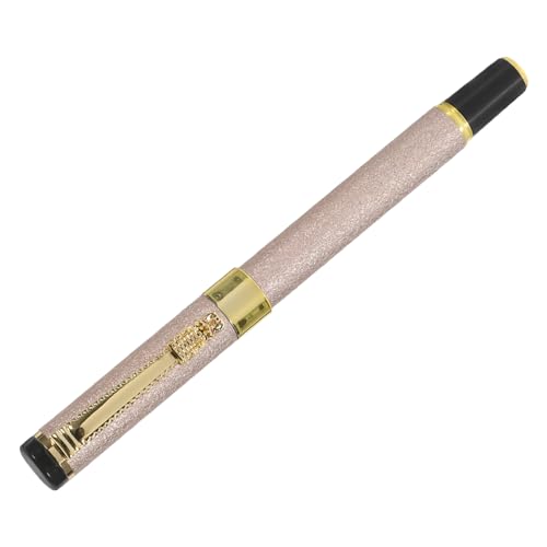 Sewroro Kalligrafie Füllfederhalter mit Metallspitze Champagnefarben Ergonomisch Langlebig Multifunktional für Büro Schule und Kalligraphie Zeichnung von Sewroro