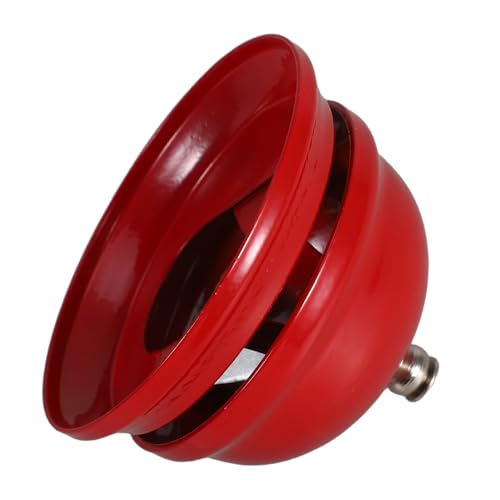 Sewroro Klassische Handdruck Serviceglocke aus Robustem Legierungsmetall Rote Tischklingel für Restaurant Küche und Spiel Einfache Bedienung für Schnelle Aufmerksamkeit bei Empfang von Sewroro