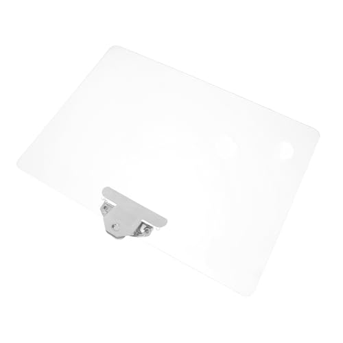 Sewroro Klemmbrett mit Starkem Clip für Büro Zuhause und Küche Vielseitiger Halter für Notizen Tickets und Dokumente Hängbares Design Transparentes PVC Sewroro Klemmbrett mit Starkem Clip für Büro Zuhause und Küche Vielseitiger Halter für Notizen Tickets und Dokumente Hängbares Design Transparentes PVC von Sewroro