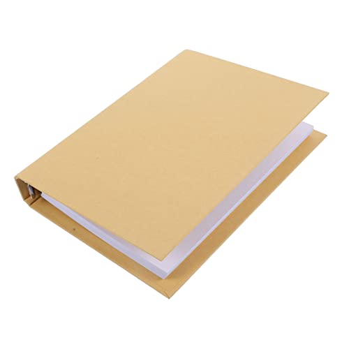 Sewroro Kraftpapier Notizbuch mit Blanko Loseblatt Vielseitiges Schreibbuch und Planer für Schüler Tragbares Retro Skizzen und Tagebuch Einfach Entnehmbare Seiten Langlebiges Design von Sewroro