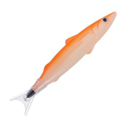 Sewroro Kreative Stifte Süße Fischstifte Kreativer Fisch Kugelschreiber Fisch Neuheitsstift Fischförmiger Kugelschreiber Angel Partyzubehör Lustiger Fischstift Fisch Briefpapier von Sewroro