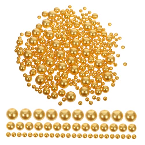 Sewroro Kunstperlen Hochglänzende Vasenfüller für Diy Projekte Hochzeitstischdekoration Schmuckherstellung und Makeup Organizer Gold von Sewroro