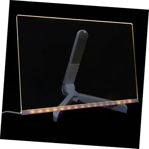 Sewroro LED Leuchtendes Zeichenbrett für Tragbares Diy Nachrichtenbrett mit Ständer und Bunten Stiften für Zuhause und Schule Abwischbar und Sewroro LED Leuchtendes Zeichenbrett für Tragbares Diy Nachrichtenbrett mit Ständer und Bunten Stiften für Zuhause und Schule Abwischbar und von Sewroro