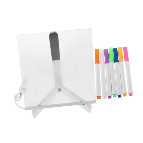 Sewroro LED Zeichenbrett Leuchtendes Schreibbrett mit Stiften für Stabiler Stand für Kreative Diy Aktivitäten Fördert Künstlerische Fähigkeiten und Spaß Beim Zeichnen von Sewroro