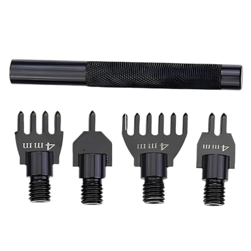 Sewroro Leder Stanzwerkzeug Set Präziser Lochstanzer für Handwerk und Diy Reparaturen Geeignet für Leder und Dünne Tragbar und Benutzerfreundlich von Sewroro