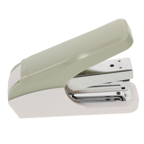 Sewroro Leichter Desktop Hefter Single Finger Heavy Duty Papierhefter für Buchbindung Büro Schule Tragbarer Handhefter von Sewroro