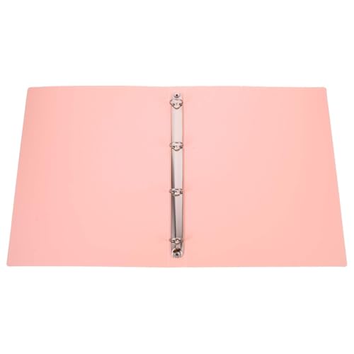 Sewroro Lochrand Aktenschoner Kirschblütenpink Nachfüllmappe für Noten und Dokumente für Schüler und Bürobedarf Ordner für Scrapbooking und Organisation von Sewroro