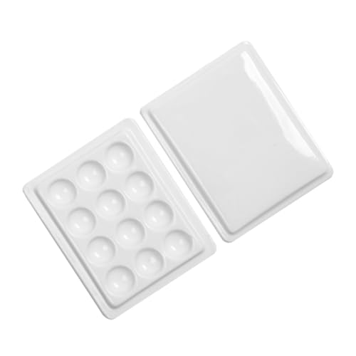 Sewroro Malpalette mit Fächern und Deckel Flexible Mischpalette für Acrylfarben Pigmentlagerung und Farbmischung Wiederverwendbar Staubdicht Langlebig für Künstler und Studenten Sewroro Malpalette mit Fächern und Deckel Flexible Mischpalette für Acrylfarben Pigmentlagerung und Farbmischung Wiederverwendbar Staubdicht Langlebig für Künstler und Studenten von Sewroro