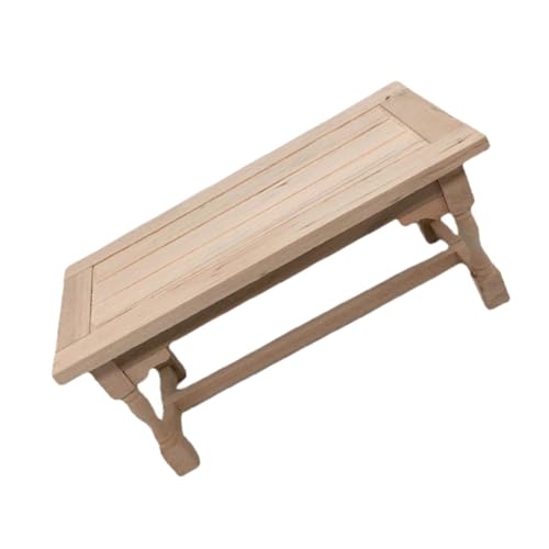 Sewroro Maßstab Esszimmertisch Holz für Spiel und Dekoration Langlebig und Realistisch für Sammler Sewroro Maßstab Esszimmertisch Holz für Spiel und Dekoration Langlebig und Realistisch für Sammler von Sewroro