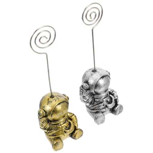 Sewroro Memo Holder Teilig Astronaut Design aus Resin und Langlebige Schreibtischdekoration für Büro und Zuhause und Geeignet für Geburtstag Hochzeit von Sewroro