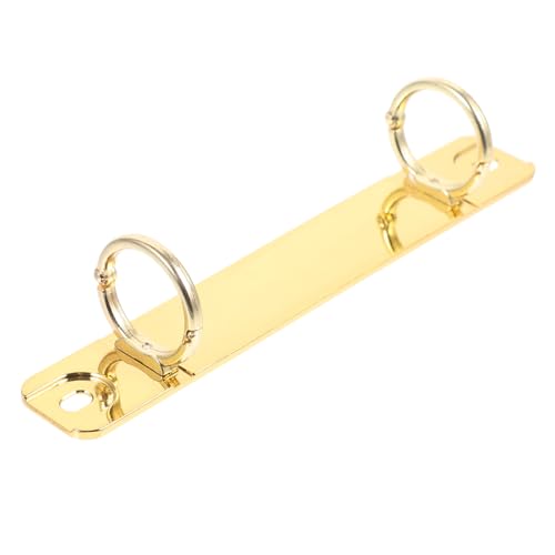 Sewroro Metall Bindeklammer Ringbuch Mechanismus Gold Abnehmbar O Förmig Langlebig Flexibel für DIY Loose Leaf Notizbücher Dokumentenorganisation Bürobedarf Sewroro Metall Bindeklammer Ringbuch Mechanismus Gold Abnehmbar O Förmig Langlebig Flexibel für DIY Loose Leaf Notizbücher Dokumentenorganisation Bürobedarf von Sewroro