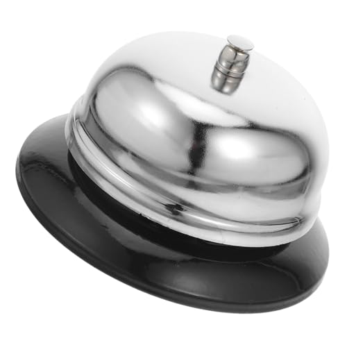 Sewroro Metall Tischglocke Lauter Klarer Klang Robustes Zinklegierung Serviceglocke Handdruck Geeignet für Büro Hotel Restaurant Spielabend Sewroro Metall Tischglocke Lauter Klarer Klang Robustes Zinklegierung Serviceglocke Handdruck Geeignet für Büro Hotel Restaurant Spielabend von Sewroro