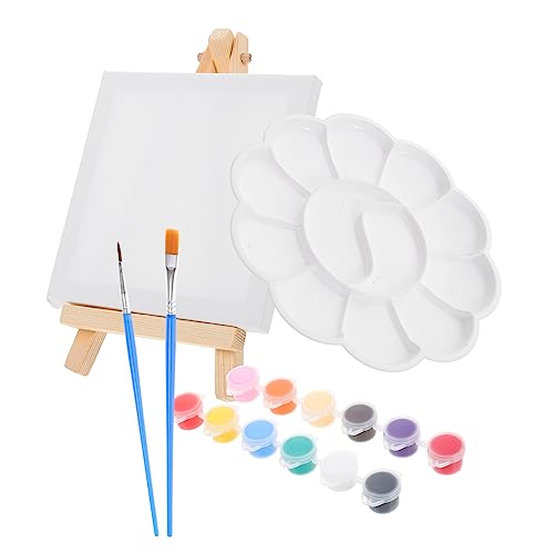 Sewroro Mini Holz Staffelei Set Teilig mit Leinwandrahmen und Ölgemälde Zubehör Kleine Tisch Staffelei für Anfänger DIY Malerei Acryl und Öl Farben Geeignet Kunsthandwerk Display Rack Sewroro Mini Holz Staffelei Set Teilig mit Leinwandrahmen und Ölgemälde Zubehör Kleine Tisch Staffelei für Anfänger DIY Malerei Acryl und Öl Farben Geeignet Kunsthandwerk Display Rack von Sewroro
