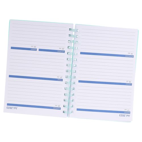 Sewroro Monate Seitenflügel Spiral planer Büro Notizbuch für Planung Multifunktionales Notizblock mit Kleinem Format und Handlich für Tages Wochenplan Sewroro Monate Seitenflügel Spiral planer Büro Notizbuch für Planung Multifunktionales Notizblock mit Kleinem Format und Handlich für Tages Wochenplan von Sewroro