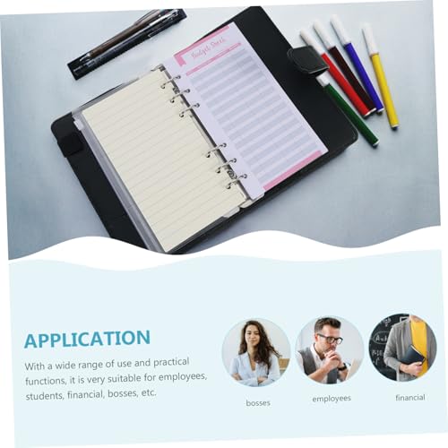 Sewroro Multi Funktionaler Budgetplaner mit Losem Ringbuch für Bargeld Sparheft Finanzplanung Vielseitiges Notizbuch zum Organisieren von Belegen und Ausgaben Schwarz Sewroro Multi Funktionaler Budgetplaner mit Losem Ringbuch für Bargeld Sparheft Finanzplanung Vielseitiges Notizbuch zum Organisieren von Belegen und Ausgaben Schwarz von Sewroro