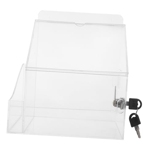 Sewroro Multifunktionale Abstimmungsbox - -Inhaber -Losbehälter Spendenboxen für wohltätige Zwecke -Ticketspender Spendenboxen für Fundraising Acryl Transparent Sewroro Multifunktionale Abstimmungsbox - -Inhaber -Losbehälter Spendenboxen für wohltätige Zwecke -Ticketspender Spendenboxen für Fundraising Acryl Transparent von Sewroro