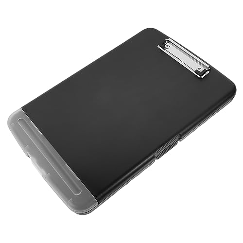 Sewroro Multifunktionale Dokumentenbox aus Robustem PP mit Schreibbrett und Stifthalter Tragbare Aufbewahrungsbox für Magazine Papiere und Wichtige Unterlagen Transparent Schwarz für Büro Sewroro Multifunktionale Dokumentenbox aus Robustem PP mit Schreibbrett und Stifthalter Tragbare Aufbewahrungsbox für Magazine Papiere und Wichtige Unterlagen Transparent Schwarz für Büro von Sewroro