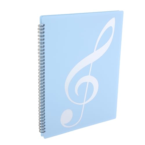 Sewroro Musikordner Spiralordner Fächer Notenmappe Bürobedarf Tragbar Silber Blau Sewroro Musikordner Spiralordner Fächer Notenmappe Bürobedarf Tragbar Silber Blau von Sewroro