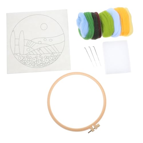 Sewroro Nadelfilzen Starter mit Wolle Roving Filztuch Bilderrahmen und Schaumstoffpad Komplettset für Anfänger Diy Handarbeit und Kreative Bastelprojekte Sewroro Nadelfilzen Starter mit Wolle Roving Filztuch Bilderrahmen und Schaumstoffpad Komplettset für Anfänger Diy Handarbeit und Kreative Bastelprojekte von Sewroro