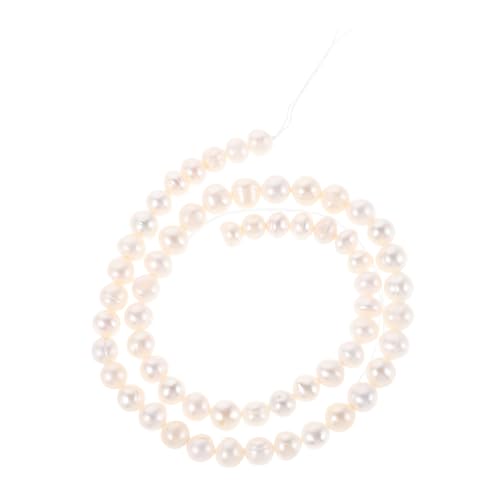 Sewroro Natürliche Weiße Süßwasser-perlenkette Langlebige Perlenschnur für Schmuckherstellung DIY Halsketten Armbänder Gleichmäßige Perlen für Vielseitige Bastelprojekte Sewroro Natürliche Weiße Süßwasser-perlenkette Langlebige Perlenschnur für Schmuckherstellung DIY Halsketten Armbänder Gleichmäßige Perlen für Vielseitige Bastelprojekte von Sewroro