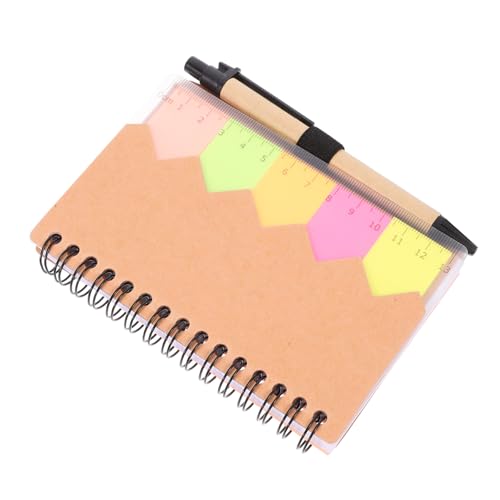 Sewroro Notizbuch Spiralbindung Liniert Kraftpapier Einband Mehrfarbiges Notizheft mit Stift Multifunktional für Büro Schule Planung Journal Sewroro Notizbuch Spiralbindung Liniert Kraftpapier Einband Mehrfarbiges Notizheft mit Stift Multifunktional für Büro Schule Planung Journal von Sewroro