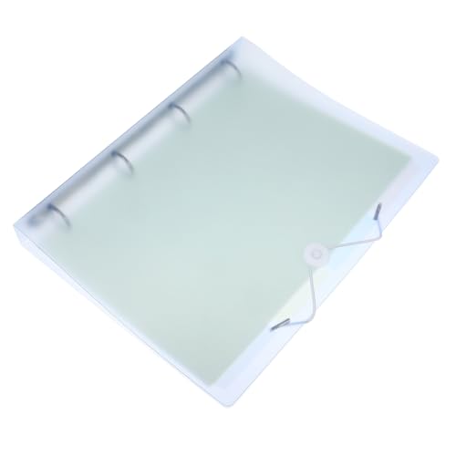 Sewroro Ordner aus Robustem Kunststoff Schmutzresistenter Transparenter Dokumentenmappe mit Sichtbarem Einband Langlebiger Büro Schulordner für Lose für Akten und Notizen Sewroro Ordner aus Robustem Kunststoff Schmutzresistenter Transparenter Dokumentenmappe mit Sichtbarem Einband Langlebiger Büro Schulordner für Lose für Akten und Notizen von Sewroro