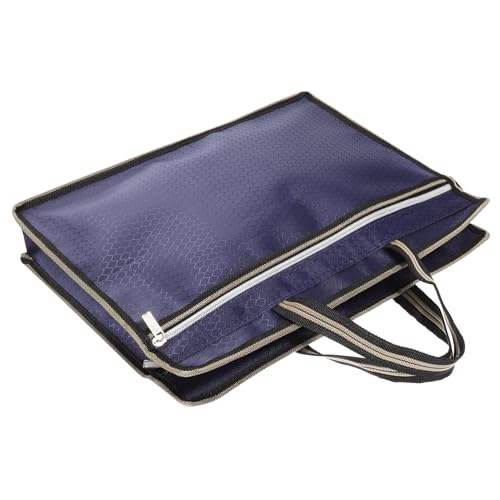 Sewroro Oxford Cloth Dokumententasche mit Reißverschluss Tragbarer Organizer für Dokumente Leicht und Platzsparend für Büro Reisen und Aufbewahrung von Sewroro
