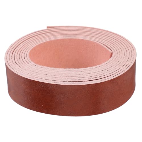 Sewroro PU Lederband Braunes Kunstleder DIY Lederriemen für Armband Taschenriemen Haustierhalsband Langlebig Vielseitig Einsetzbar Realistische Textur Geeignet für Lederhandwerk von Sewroro