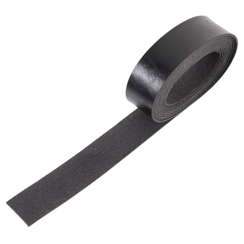 Sewroro PU Lederstreifen Schwarz Echt Wirkender Kunstlederstreifen für DIY Handwerk Bastelarbeiten Lederarbeiten Carving und Stempeln Vielseitig für Hobby und von Sewroro