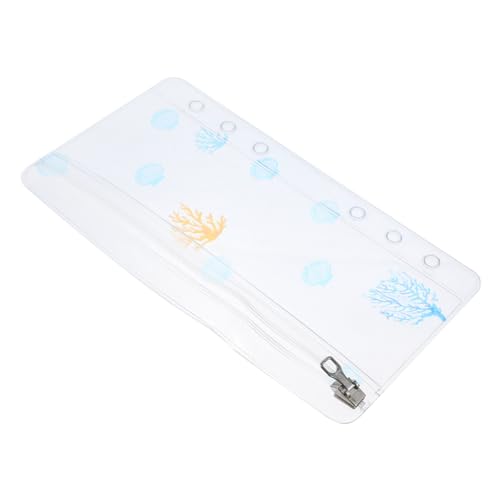 Sewroro PVC Binder Zipper Tasche für Dokumente und Visitenkarten Transparente Reißverschluss hülle mit Glattem Verschluss Abnehmbar Organizer für Scrapbooking und Notizbuch Zubehör Sewroro PVC Binder Zipper Tasche für Dokumente und Visitenkarten Transparente Reißverschluss hülle mit Glattem Verschluss Abnehmbar Organizer für Scrapbooking und Notizbuch Zubehör von Sewroro