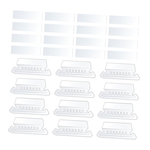 Sewroro PVC Hängeregister tabs Einlagen für Hängeordner Transparent Wiederverwendbare Dateiordner etiketten Kleinteilig für Büro und Aktenorganisation Sewroro PVC Hängeregister tabs Einlagen für Hängeordner Transparent Wiederverwendbare Dateiordner etiketten Kleinteilig für Büro und Aktenorganisation von Sewroro