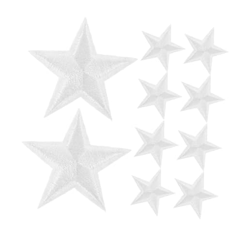 Sewroro Pentagramm Patch Rucksack Bestickte Aufnäher Zum Aufbügeln Stern Dekorationen Kleine Aufnäher Zum Aufbügeln Kleine Aufnäher Zum Aufbügeln Stern Stickerei Polyester Weiß Sewroro Pentagramm Patch Rucksack Bestickte Aufnäher Zum Aufbügeln Stern Dekorationen Kleine Aufnäher Zum Aufbügeln Kleine Aufnäher Zum Aufbügeln Stern Stickerei Polyester Weiß von Sewroro
