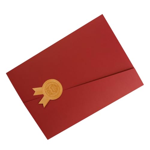 Sewroro Preisträger Umschlag schicke Umschläge Abdeckung Dokumentinhaber Halter aktenordner zertifikat papier ordner Diplom-Cover Urkundenhülle aus Papier zertifikat diplom inhaber von Sewroro