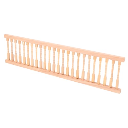Sewroro Puppenhaus-dekorationszubehör Mini-puppenhaus-handlauf Zubehör Für Puppenhäuser Aus Holz Puppenhaus-zaun- Mini Puppenhauszaun Miniaturhauszaun Miniaturhauszubehör Beige Birke von Sewroro