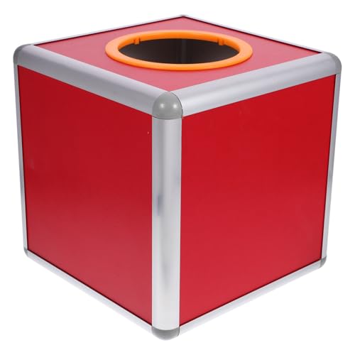Sewroro Quadratische Tombola-Ballspielbox 20 Cm Tombola-Tickethalter Lotteriebehälter Metall-Widmungsbox Für Abstimmungen Bei Wohltätigkeitswettbewerben Sewroro Quadratische Tombola-Ballspielbox 20 Cm Tombola-Tickethalter Lotteriebehälter Metall-Widmungsbox Für Abstimmungen Bei Wohltätigkeitswettbewerben von Sewroro