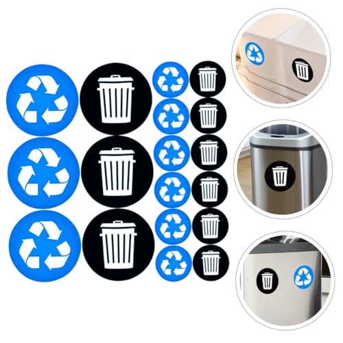 Sewroro Recycle Sticker PVC Selbstklebend Mülltonnen Aufkleber für Abfalltrennung Recycling Labels für Küche Haushalt und Büro Langlebig Wasserfest Einfach Anzubringen Sewroro Recycle Sticker PVC Selbstklebend Mülltonnen Aufkleber für Abfalltrennung Recycling Labels für Küche Haushalt und Büro Langlebig Wasserfest Einfach Anzubringen von Sewroro