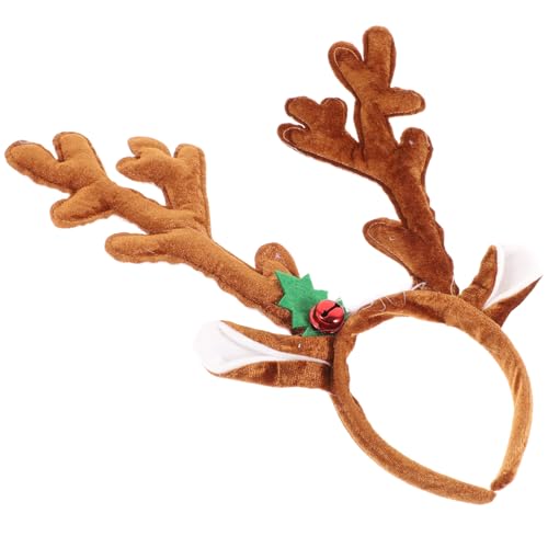 Sewroro Rentiergeweih-Stirnband Weihnachts-Haarreif Aus Samtstoff Für Weihnachtsfeiern Kostümdekoration Sewroro Rentiergeweih-Stirnband Weihnachts-Haarreif Aus Samtstoff Für Weihnachtsfeiern Kostümdekoration von Sewroro