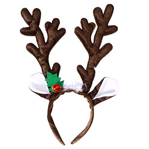 Sewroro Rentiergeweih-Stirnband Weihnachts-Haarreif Aus Samtstoff Für Weihnachtsfeiern Kostümdekoration Sewroro Rentiergeweih-Stirnband Weihnachts-Haarreif Aus Samtstoff Für Weihnachtsfeiern Kostümdekoration von Sewroro