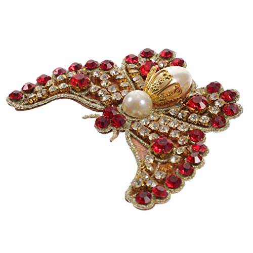 Sewroro Rhinestone Schmetterling Patch Rot Hotfix Applikation für DIY Kleidung Schuhe Hochzeit Dekoration Strapazierfähiger Hautfreundlicher für Jacken Taschen Rucksäcke und Mehr Sewroro Rhinestone Schmetterling Patch Rot Hotfix Applikation für DIY Kleidung Schuhe Hochzeit Dekoration Strapazierfähiger Hautfreundlicher für Jacken Taschen Rucksäcke und Mehr von Sewroro