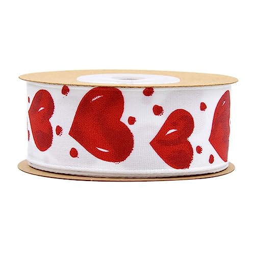 Sewroro Rotes Dekorband mit Herzmotiv Hochwertiges Geschenkband für Hochzeit Valentinstag Geschenkbox und Blumenstrauß Dekoration Bedrucktes Schleifenband für Romantische Anlässe Sewroro Rotes Dekorband mit Herzmotiv Hochwertiges Geschenkband für Hochzeit Valentinstag Geschenkbox und Blumenstrauß Dekoration Bedrucktes Schleifenband für Romantische Anlässe von Sewroro