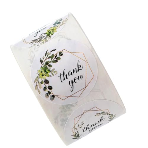 Sewroro Runde Dankeschön Aufkleber mit Blumenmuster Selbstklebende Sticker für Geschenkverpackung Backen und Basteln Starke Haftung für Partys und Notizbücher Sewroro Runde Dankeschön Aufkleber mit Blumenmuster Selbstklebende Sticker für Geschenkverpackung Backen und Basteln Starke Haftung für Partys und Notizbücher von Sewroro