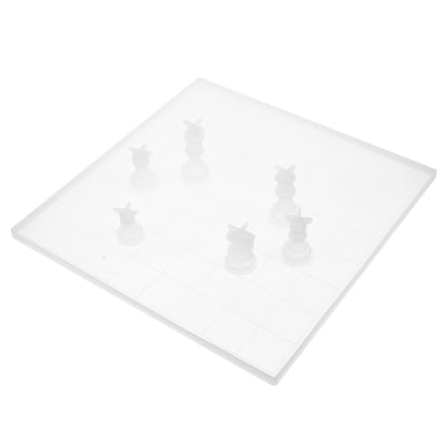 Sewroro Schach Silikonform Set zum Gießen DIY Schachfiguren und Großes Schachbrett Moulds Originelles Bastelset für Schachliebhaber und Hobbykünstler von Sewroro
