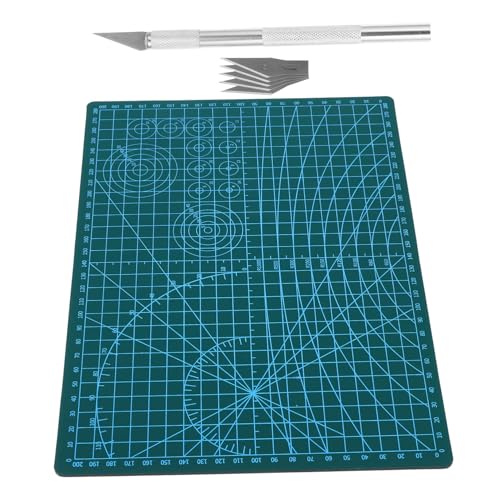 Sewroro Schneidematte Doppelseitig PVC Bastelunterlage für Kunsthandwerk Schneidebrett für Papierschneiden Vielseitige Schneidematte für Kreative Projekte von Sewroro