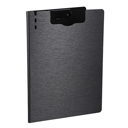 Sewroro Schreibbrett Ordner aus Robustem PP mit Metalloptik Praktischer Dokumentenhalter für Büro und Schule Langlebiges Leichtes Klemmbrett mit Schreibunterlage und Aufbewahrung Sewroro Schreibbrett Ordner aus Robustem PP mit Metalloptik Praktischer Dokumentenhalter für Büro und Schule Langlebiges Leichtes Klemmbrett mit Schreibunterlage und Aufbewahrung von Sewroro