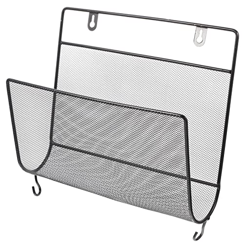 Sewroro Schreibtisch Organizer Schwarzer Zeitschriftenhalter Schmiedeeisen Bürotabletts Wandregal Für Zuhause Sewroro Schreibtisch Organizer Schwarzer Zeitschriftenhalter Schmiedeeisen Bürotabletts Wandregal Für Zuhause von Sewroro